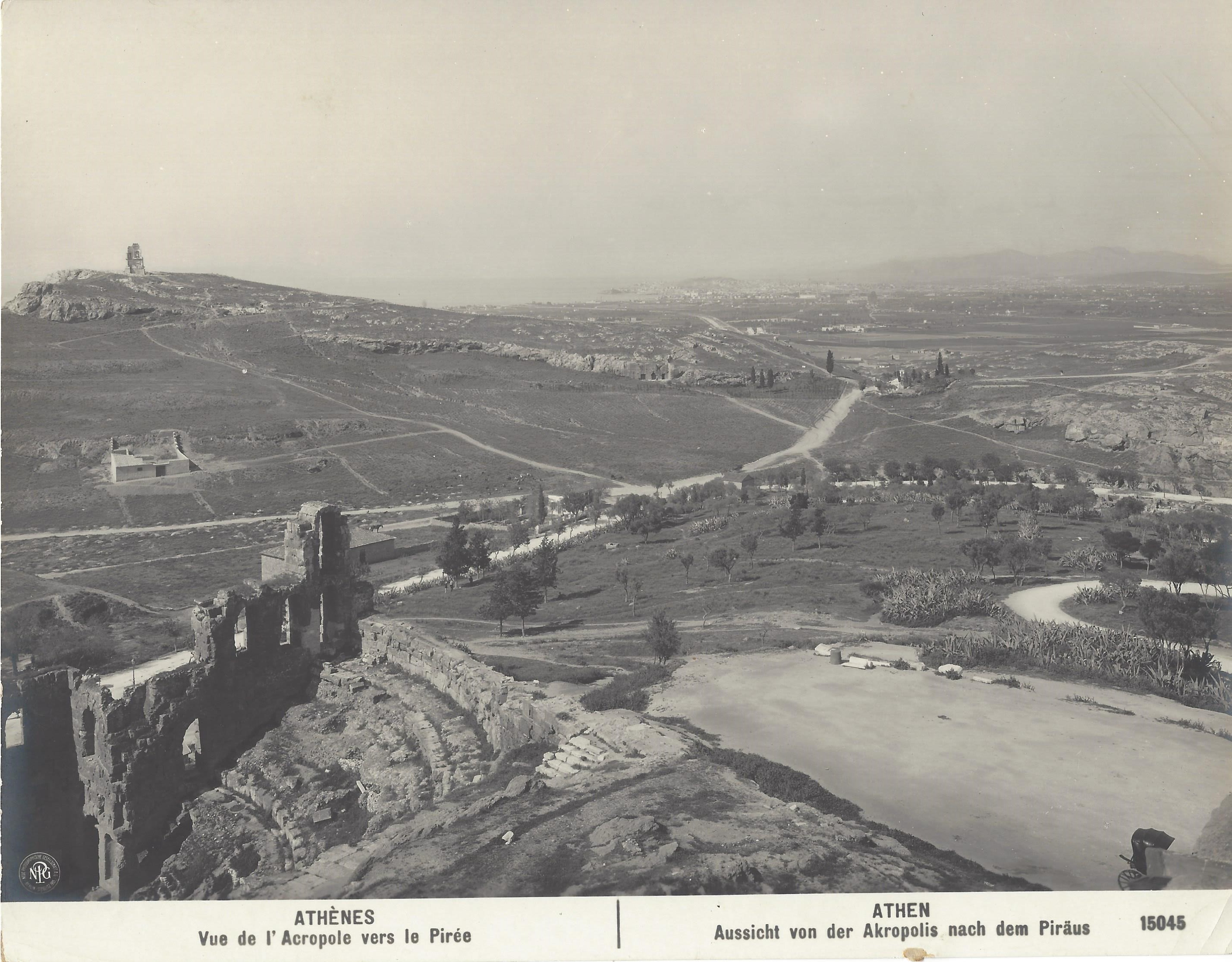 A new road towards the monument of Philopappos; visible on the Kaupert map (Dipylon).